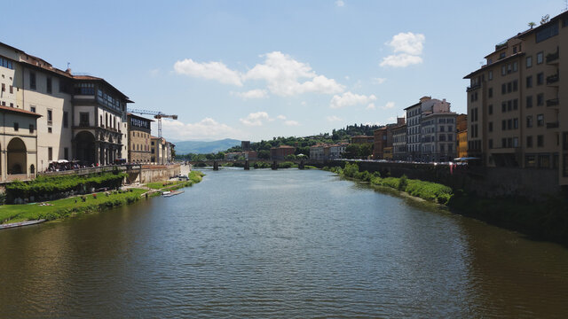 18 June 2015 Arno River Florence, Italy