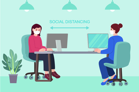 Social Distancing At Work Place  