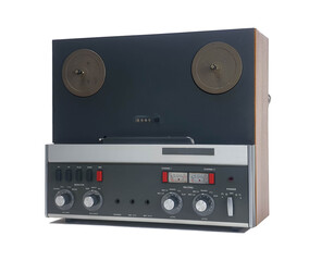 Swiss Vintage Reel to Reel Tape Recorder, no reels mounted.