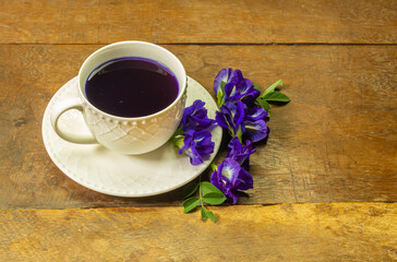 Butterfly pea juice