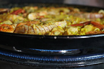 fideua noodles with seafood