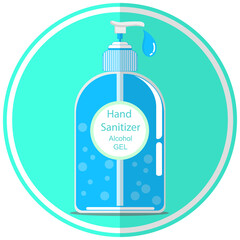 bottle gel alcohol for wash hand coronavirus Sterilize  prevention the virus