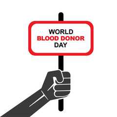 world blood donor day design