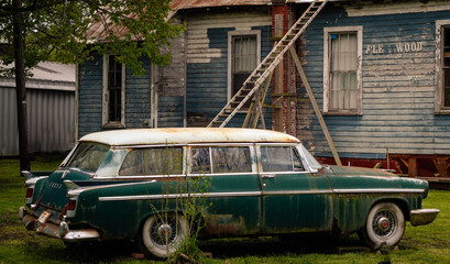 old abandoned car