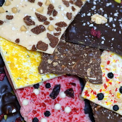 カラフルなチョコレート