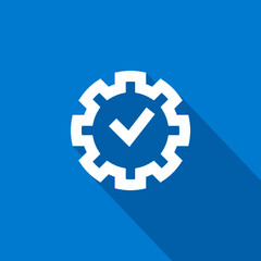 Obraz premium Settings isolated minimal single flat linear icon for application and web. Properties line vector icon for websites and mobile minimalistic flat design.