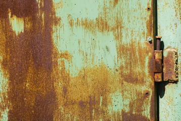 Close-up rusty iron wall texture for background