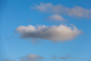 Blue sky background with clouds