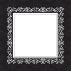 Template  frame design for card