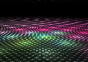 Abstract Colorful Dance Floor Background Texture