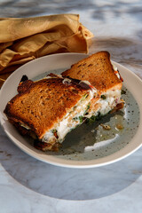 Toasted Chicken Mozzarella Sandwich