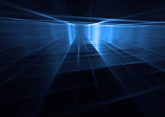 abstract blue background with lines