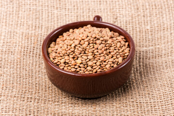 lentils close-up. green lentils. delicious lentils. lentil seeds