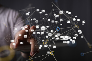 support communication contact concept service