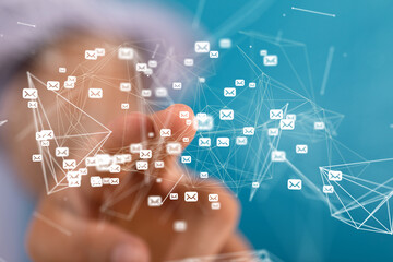 mailing communication support contact concept service