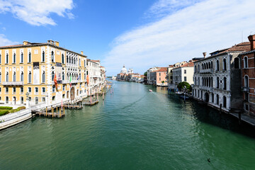 Grand Canal in Venice in May 2020 just after the lockdown due to Covid19 pandemic
