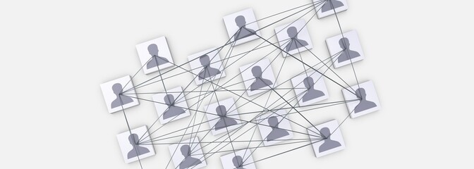 3d Business and communications group digital.