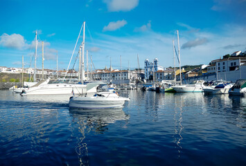 Naklejka premium Baía de Angra do Heroísmo, Açores