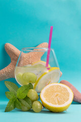 summer drink, fruit cocktail