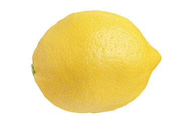 lemon is isolated on a white background. full depth of field.