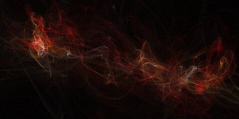 abstract red background with smoke