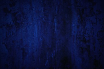 Blue Grunge Concrete Wall Texture Background.
