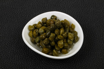 Capers in the bowl