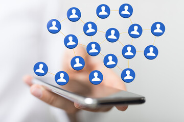 internet net and data digital concept teamwork.