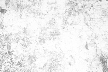 White Scratched Concrete Wall Texture Background.