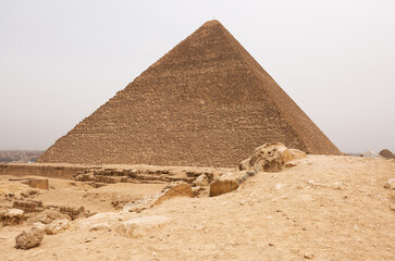 The great Pyramid also called as Pyramid of Khufu