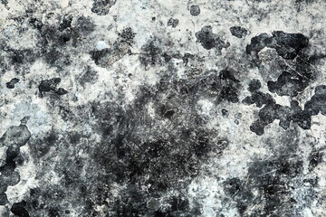 Old White Grunge Cement Wall Texture Background.