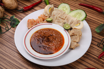 Somay is a traditional food from Bandung Indonesia