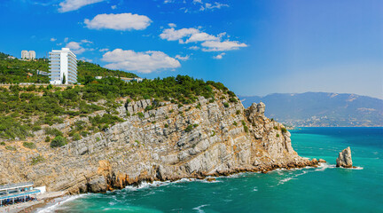 Fototapeta na wymiar Rock Sail in Crimea