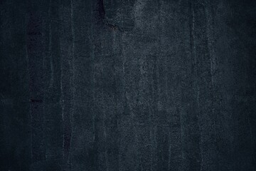 Dark Grunge Blue Concrete Wall Texture Background.