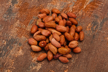 Raw peanut heap - for roast