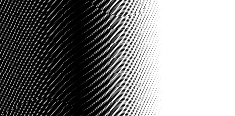 Vertical waves and stripe gradient halftone dots background / Pop art template, texture print pattern / Vector illustration /vintage monochrome fade wallpaper / Dotted geometric comic retro design 