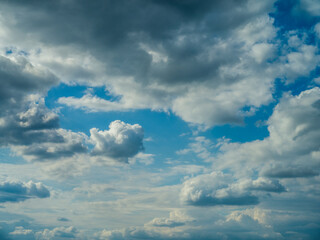 blue sky with clouds