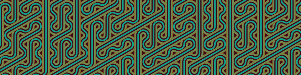 Colour Hexagon Tile Connection art background design illustration