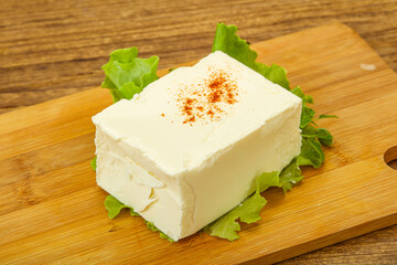 Greek traditional soft feta cheese