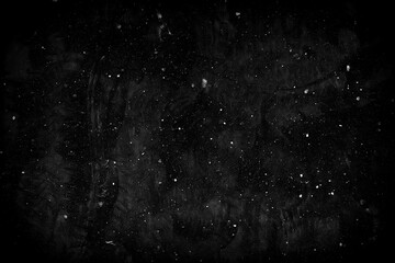 White Grunge Sketch, Dusts, and Grains on Black Background, Suitable for Overlay and Screen Filter.