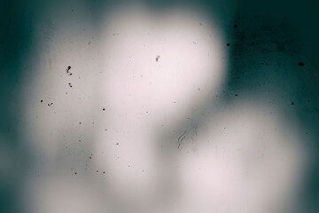 Black Film Strip Texture with Scratch and Grain Background in Phantom Blue Tone, Suitable for Overlay and Color Cast Effect.