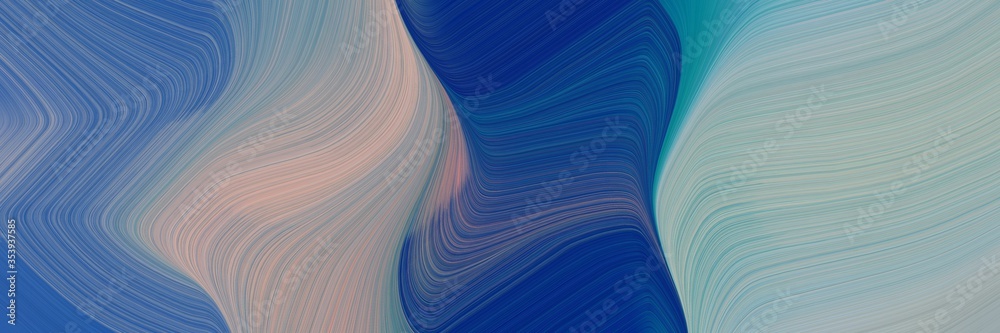 Aufkleber abstract colorful banner design with light slate gray, dark gray and midnight blue colors. fluid cur