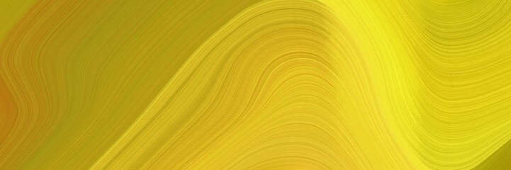 abstract modern banner design with golden rod, dark golden rod and gold colors. fluid curved flowing waves and curves for poster or canvas