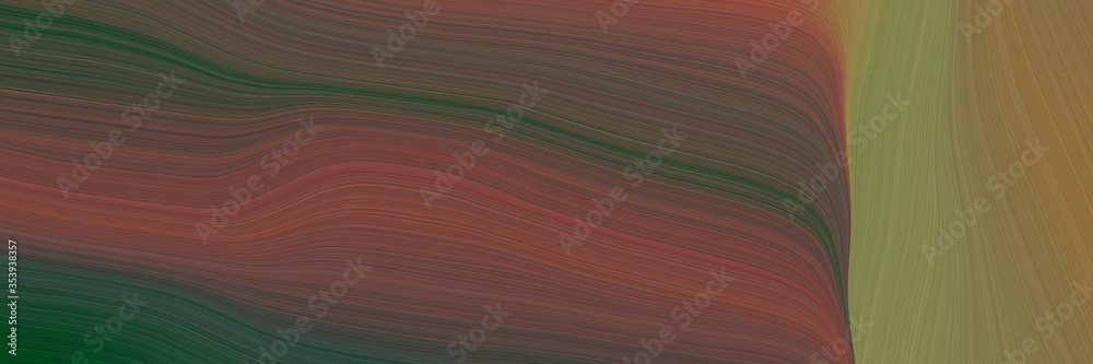 Leinwandbilder abstract decorative horizontal banner with old mauve, dark slate gray and pastel brown colors. fluid