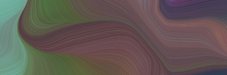 abstract surreal header design with dim gray, old mauve and cadet blue colors. fluid curved flowing waves and curves for poster or canvas