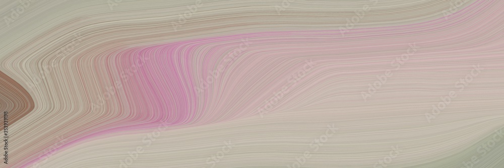 Aufkleber abstract dynamic banner design with dark gray, ash gray and gray gray colors. fluid curved flowing waves and curves for poster or canvas