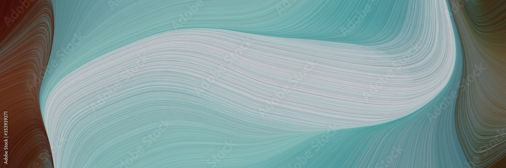 Leinwandbilder abstract flowing banner with dark gray, old mauve and pastel gray colors. fluid curved lines with dynamic flowing waves and curves for poster or canvas