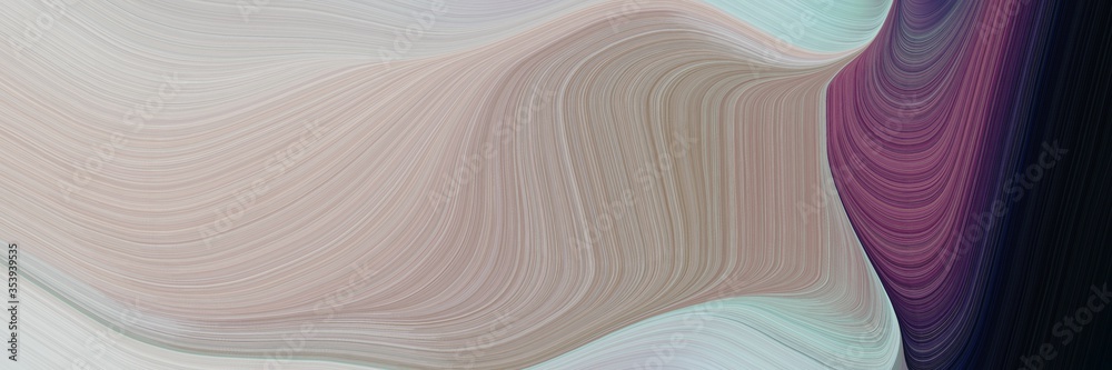 Poster abstract dynamic designed horizontal header with dark gray, very dark blue and old mauve colors. flu