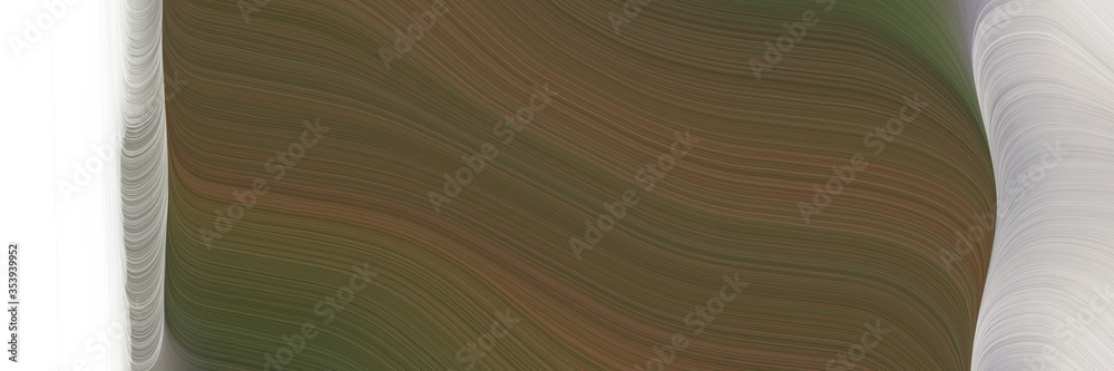 Aufkleber abstract decorative designed horizontal header with dark olive green, pastel gray and gray gray colo