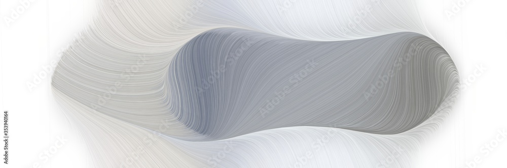 Poster abstract colorful designed horizontal banner with light gray, gray gray and dark gray colors. fluid 